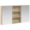 vidaXL Комплект шкафове за баня 3 бр. 90 x 10,5 x 50 см