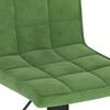 vidaXL Бар табуретка, тъмнозелена, кадифе