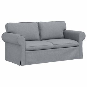 vidaXL Диван Светлосиво 175 x 82 x 80 см текстил