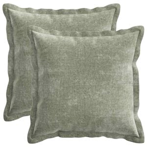 vidaXL Калъфка за възглавница 2 pcs HOUTEN Зелено 50 x 50 cm