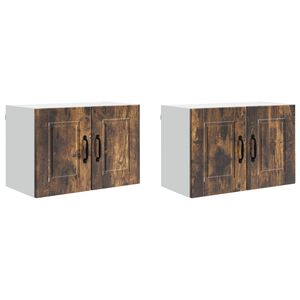 vidaXL Стенен шкаф PORTO 2 pcs Димян дъб 60 x 31 x 40 см