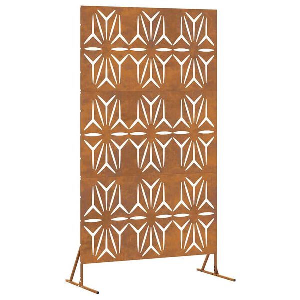 vidaXL Екран за уединение Сив 100 x 50 x 180 см Стомана