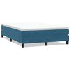 vidaXL Box Spring Легло без матрак Тъмно синьо 160x210 cm Кадифе