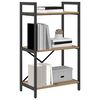 vidaXL Рафт за книги Дъб 56 x 34 x 96 см Инженерно дърво