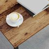 vidaXL Масичка за кафе Старо дърво 60 x 50 x 36 см Инженерно дърво