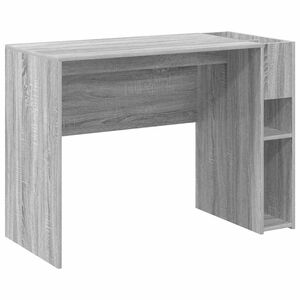 vidaXL Бюро Сив Сонома Инженерна дървесина 109 x 50 x 78 см