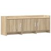 vidaXL ТВ шкаф 130 x 33 x 47 см Дъб сонома Инженерна дървесина