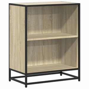 vidaXL Шкаф за книги Дъб Сонома 60x35x76 cm Инженерна дървесина