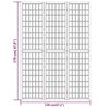 vidaXL Параван за стая, 3 панела, японски стил, 120x170 cм, черен