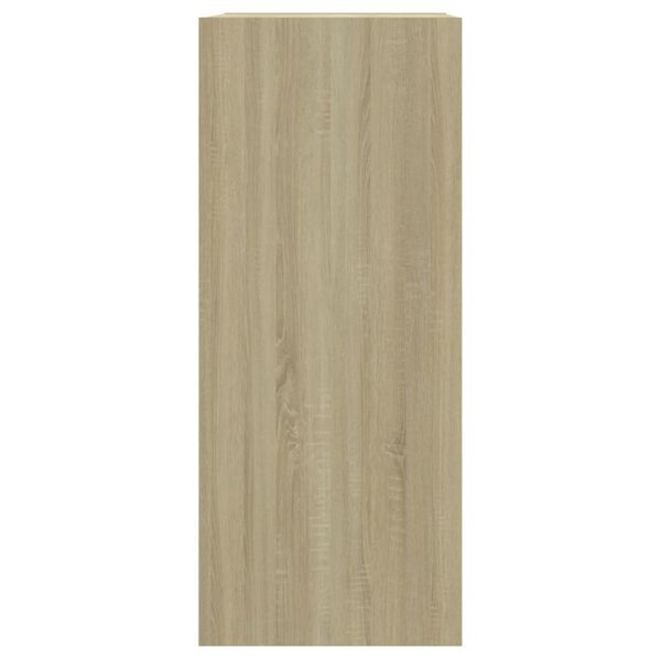 vidaXL Библиотека/разделител за стая, дъб сонома, 40x30x72 см