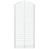 vidaXL Дъговидна габионна кошница 100x30x220/240 см поцинковано желязо