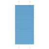 vidaXL Плисирана щора, синя, 60x150 см, ширина на плата 59,4 см, полиестер
