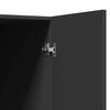 vidaXL Шкаф за пералня, черен, 71x71,5x91,5 см