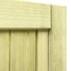 vidaXL Градинска порта, импрегниран бор, 125x100 см