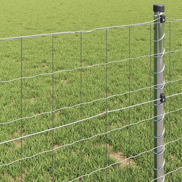 vidaXL Европейска ограда 1 x 25 m Желязо с PVC покритие