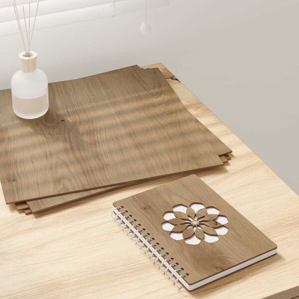 vidaXL Декор панели 12 pcs дъб артизан 30 x 30 x 0.3 см