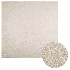 vidaXL Килим "ZIZUR", 240x240 см, визия юта, за закрито и открито