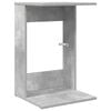 vidaXL Странична маса Циментено сиво 40 x 38 x 62,5 см