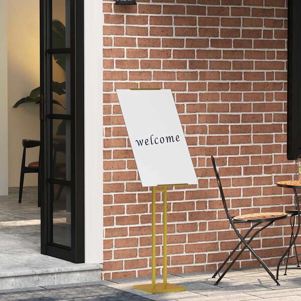 vidaXL Стендове за търговски прояви Златист 26,5 x 26,5 x 150 см