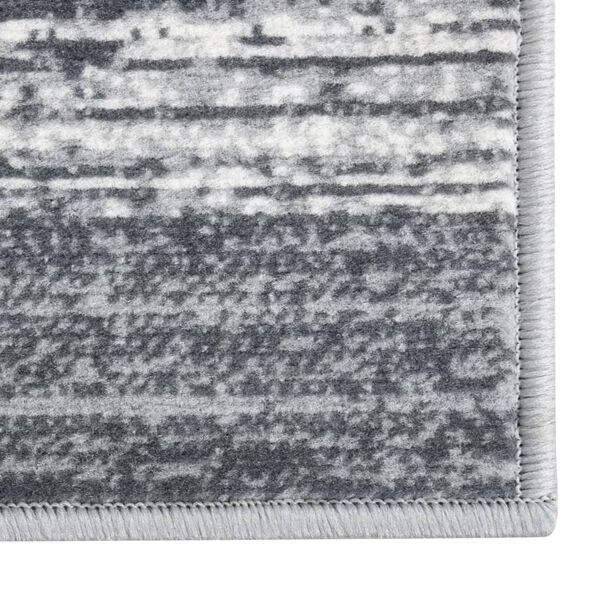 vidaXL Пътека, BCF, сива, 80x250 см