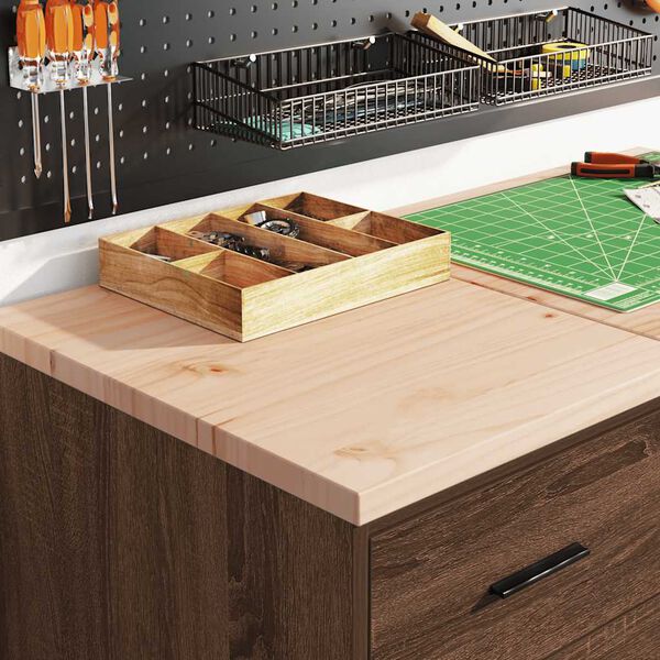 vidaXL гаражни шкафове, 2 бр, kафяв дъб, инженерно дърво