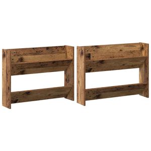 vidaXL Шкаф за обувки 2 бр. 80 x 18 x 60 см Инженерна дървесина