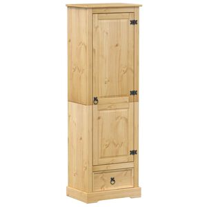 vidaXL Гардероб "Corona" 55x38x170 см бор масив