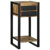 vidaXL Крайна масичка Кафяво 40 x 40 x 80 cm Солидно мангово дърво