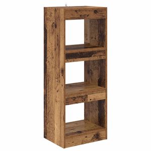 vidaXL Шкаф за книги 3 нива 40 x 30 x 103 см Инженерна дървесина