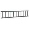 vidaXL Снегозадържател за покрив Антрацит 600 x 9 x 22 см Стомана