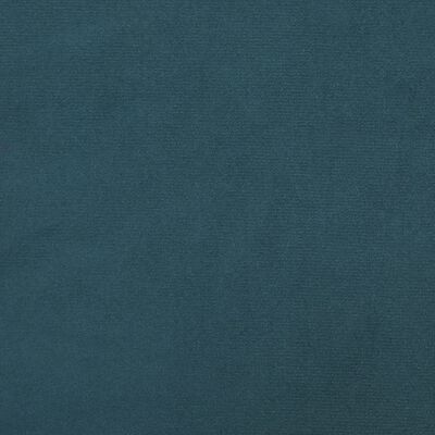 vidaXL Табуретка, синя, 78x56x32 см, кадифе
