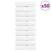 vidaXL Премиум кърпи за гости SOLUND 50 бр бели 30x50 см 600 gsm