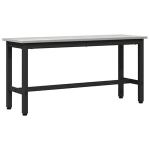 vidaXL Пейка за хранене Сив Сонома 100 x 32,5 x 48,5 см