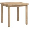 vidaXL Странична маса 45x45x45 см тиково дърво масив