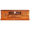 vidaXL ТВ поставка, акациево дърво масив, 120x30x40 cм