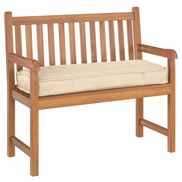 vidaXL Възглавница Бежово 110 x 40 x 8 см Оксфордска тъкан