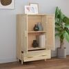 vidaXL Висок шкаф, сонома дъб, 70x31x115 см, инженерно дърво