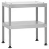 vidaXL Маса за фурна опушвач 40x28x44,5 см поцинкована стомана