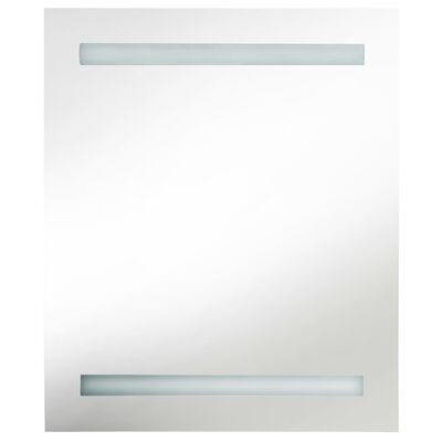 vidaXL LED шкаф с огледало за баня, 50x13,5x60 см