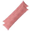 vidaXL Калъфка за възглавница 2 pcs HEERLEN Розово 40 x 145 см Кадифе