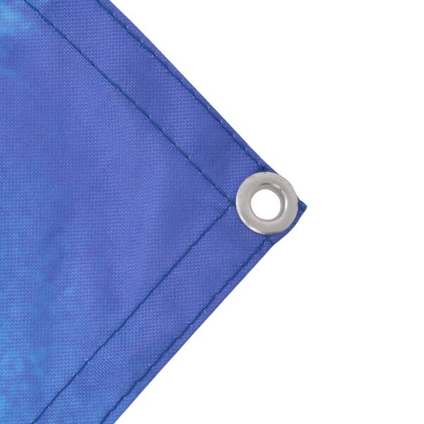 vidaXL Балконски принт, оксфорд плат, 75x600 см, принт пейзаж езеро