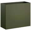 vidaXL Градинска саксия Маслиненозелено 50 x 20 x 40 см