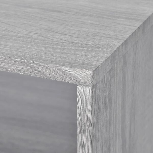 vidaXL ТВ шкаф / маса за кафе, 110x50x40 см, сив