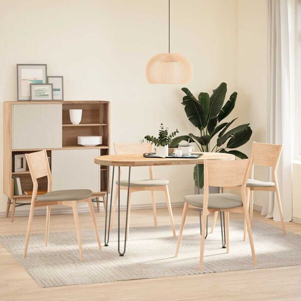 vidaXL крака тип &bdquo;фиби&ldquo; за конзолни маси, 4 бр., естествена стомана, 72 см, масивна стомана