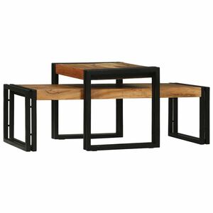vidaXL Масичка за кафе 2 бр. Кафяво 48 x 40 x 40 см