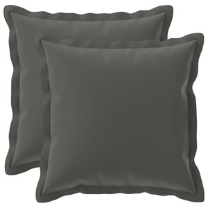 vidaXL Калъфка за възглавница 2 бр. HOUTEN Антрацит 30 x 30 cm