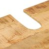 vidaXL Шкаф за баня за мивка 55x35x60 см мангово дърво масив и желязо