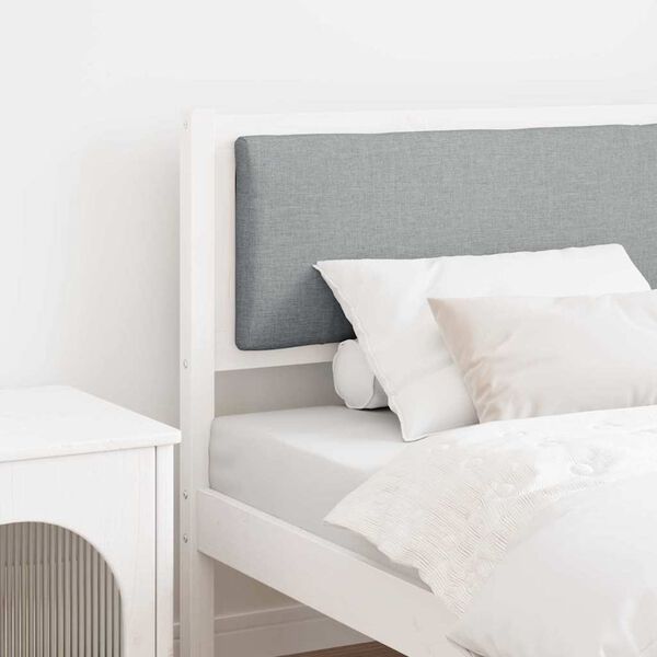 vidaXL Облегалка за глава Друг Бяло 90 cm Борово дърво масив