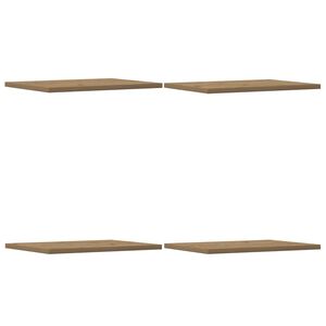 vidaXL Дъски за рафтове за книги 4 бр. дъб Artisan 40x30x1,5 cm