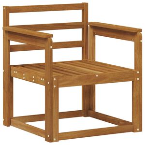 vidaXL Външен диван Солидно акациево дърво Естествен